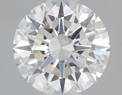 0.48 carat round lab grown diamond D color VS1 clarity