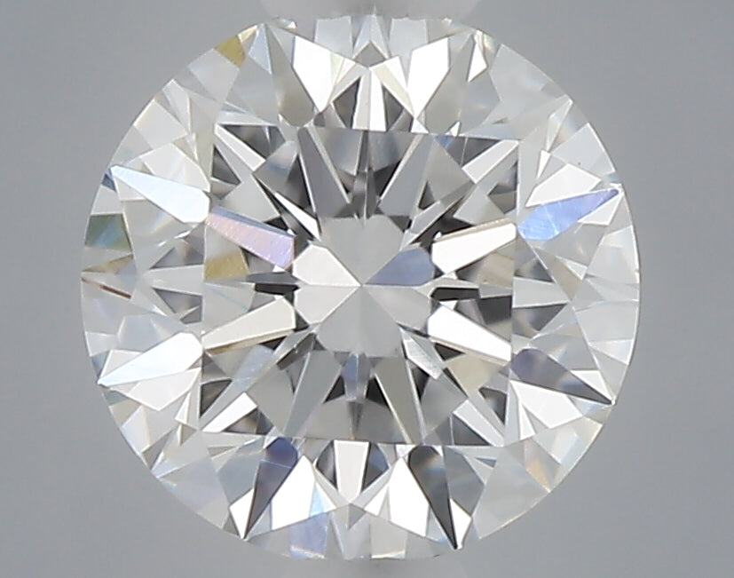 0.47 carat round lab grown diamond D color VVS2 clarity