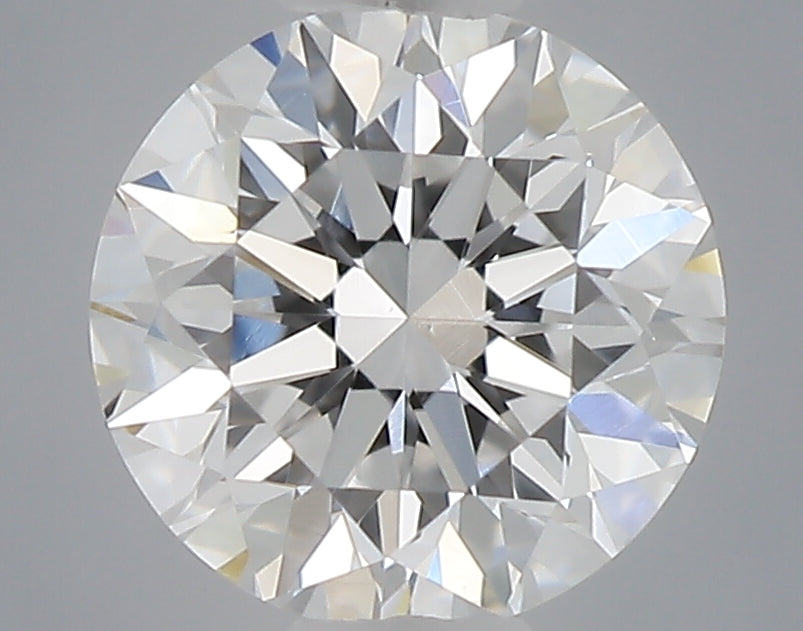 0.48 carat round lab grown diamond E color VVS1 clarity