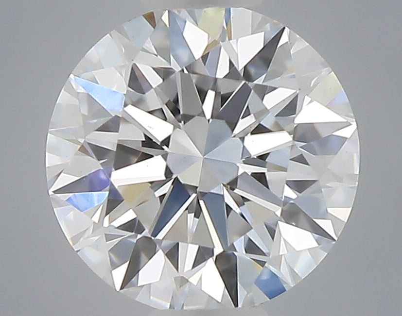 0.49 carat round lab grown diamond D color VVS2 clarity