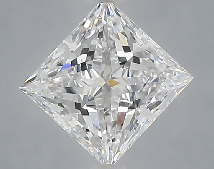 1.09 carat princess lab grown diamond D color VVS2 clarity