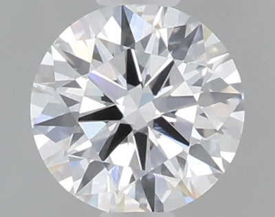 0.48 carat round lab grown diamond D color VVS2 clarity