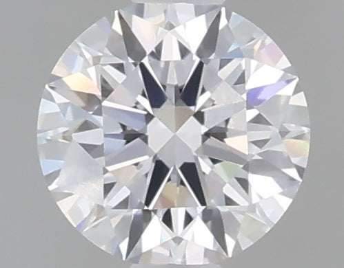 0.48 carat round lab grown diamond D color VVS2 clarity