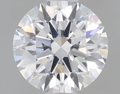 0.48 carat round lab grown diamond D color VVS2 clarity
