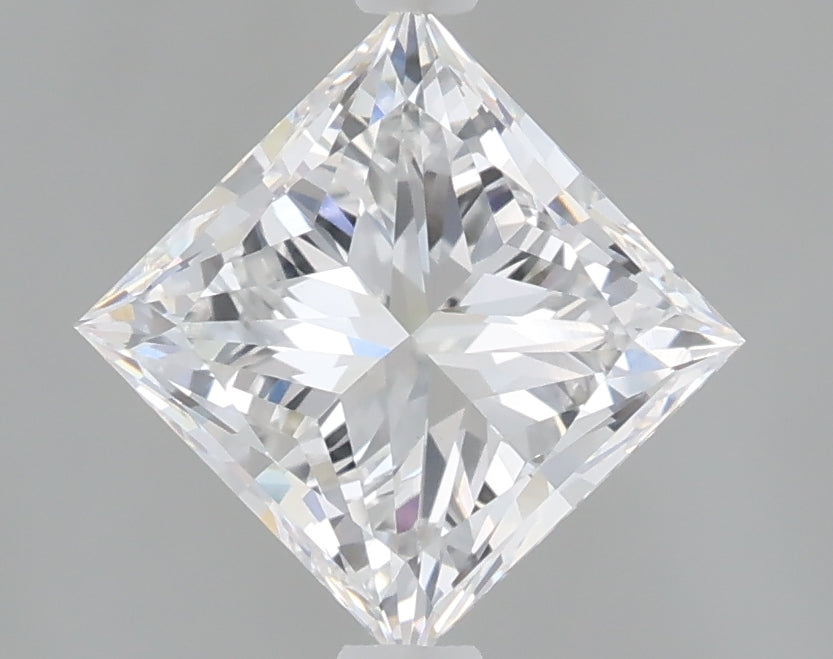 1.53 carat princess lab grown diamond D color VVS2 clarity
