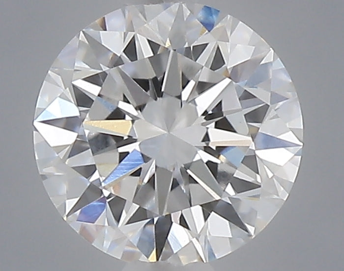0.49 carat round lab grown diamond D color VVS2 clarity