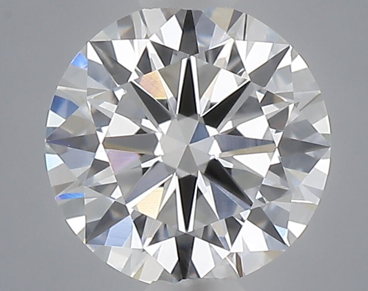 0.48 carat round lab grown diamond D color VVS2 clarity
