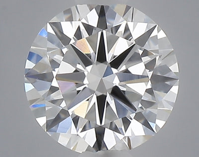 0.48 carat round lab grown diamond D color VVS2 clarity
