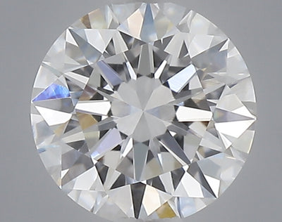 0.49 carat round lab grown diamond D color VVS2 clarity