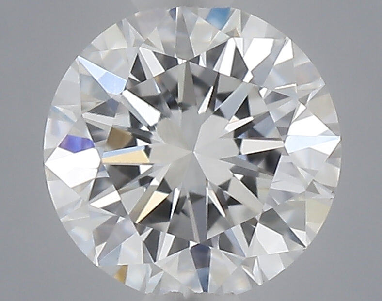 0.49 carat round lab grown diamond D color VVS2 clarity