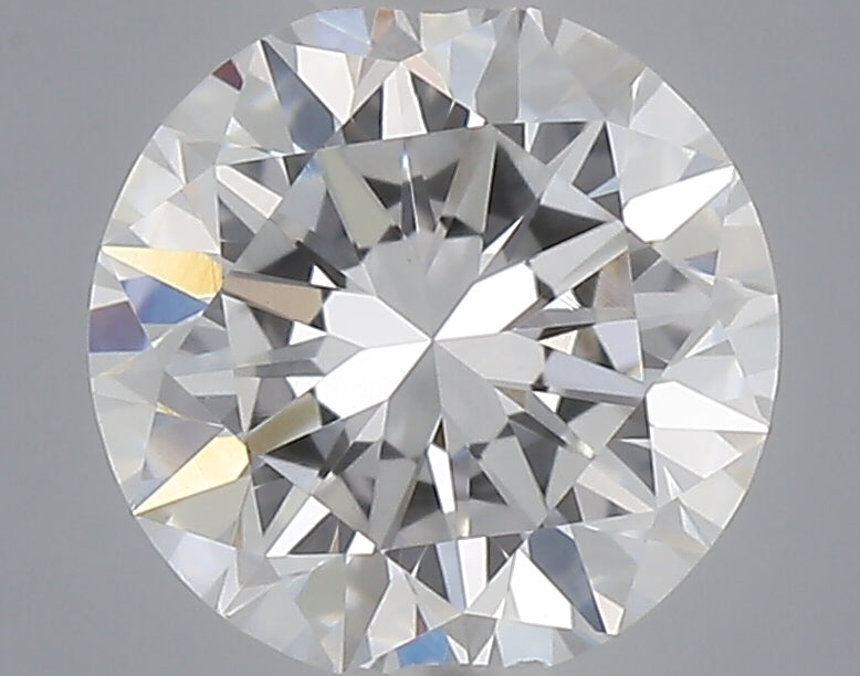 0.49 carat round lab grown diamond D color VVS2 clarity