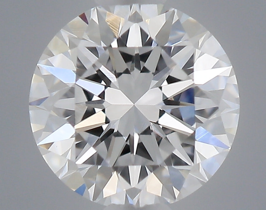0.47 carat round lab grown diamond D color VVS2 clarity
