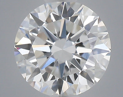 0.49 carat round lab grown diamond D color VVS2 clarity