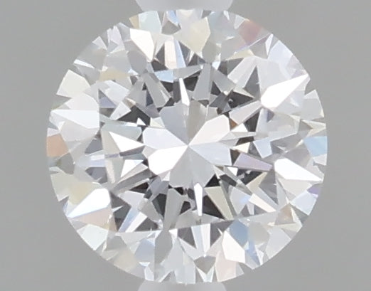 0.47 carat round lab grown diamond D color VS1 clarity