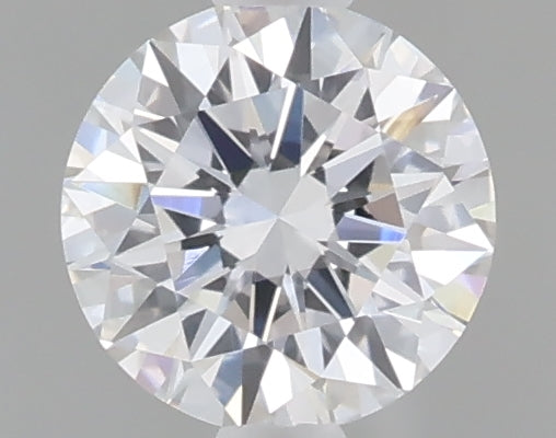 0.48 carat round lab grown diamond D color VVS2 clarity