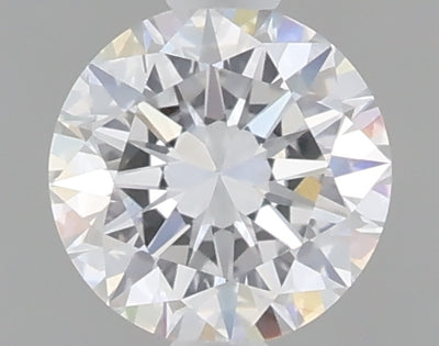 0.49 carat round lab grown diamond D color VVS2 clarity