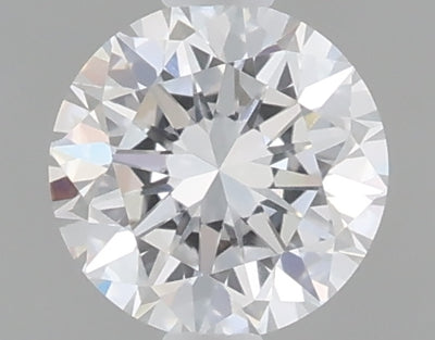 0.48 carat round lab grown diamond D color VVS2 clarity