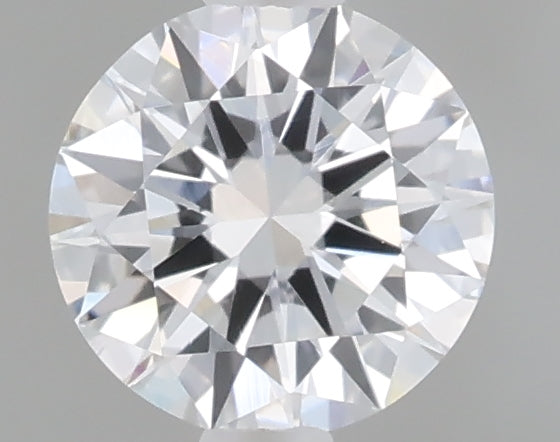0.49 carat round lab grown diamond D color VS1 clarity