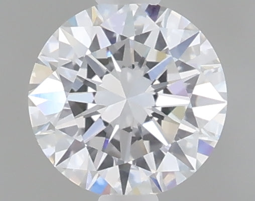 0.49 carat round lab grown diamond D color VVS2 clarity