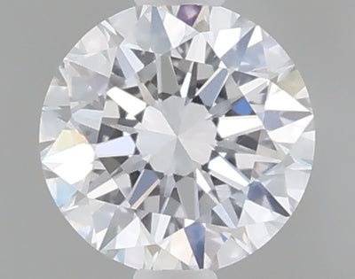0.49 carat round lab grown diamond D color VVS2 clarity