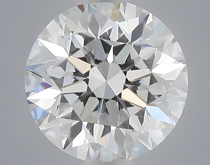 0.48 carat round lab grown diamond D color VVS2 clarity