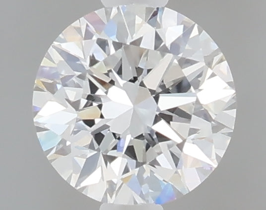 0.48 carat round lab grown diamond D color VVS2 clarity