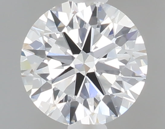0.48 carat round lab grown diamond D color VVS2 clarity
