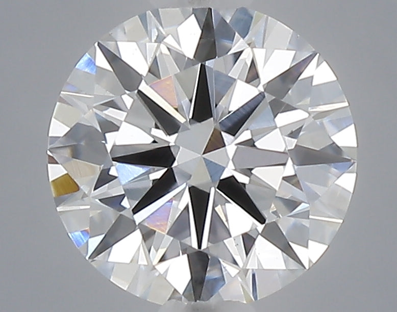 0.49 carat round lab grown diamond D color VS1 clarity