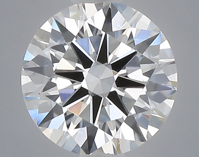 0.48 carat round lab grown diamond D color VVS2 clarity