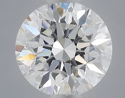 0.47 carat round lab grown diamond D color VVS2 clarity