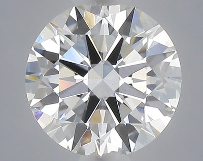 0.48 carat round lab grown diamond D color VS1 clarity