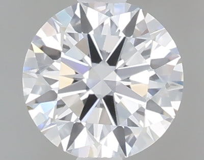 0.48 carat round lab grown diamond D color VVS2 clarity