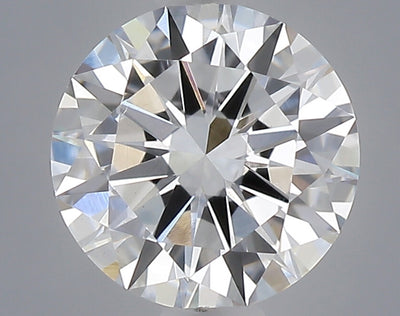 0.48 carat round lab grown diamond D color VS1 clarity