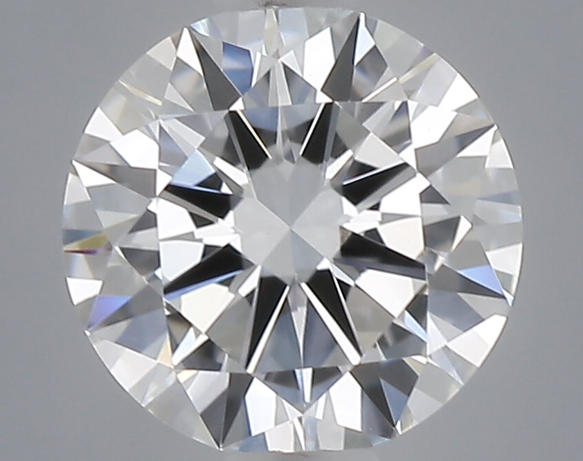 0.47 carat round lab grown diamond D color VVS2 clarity