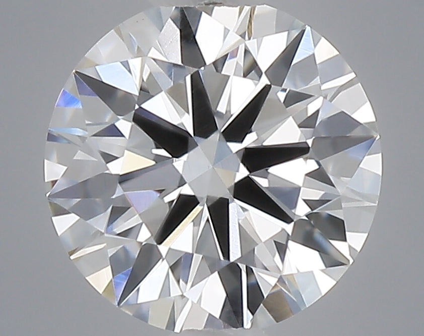 0.49 carat round lab grown diamond D color VVS2 clarity