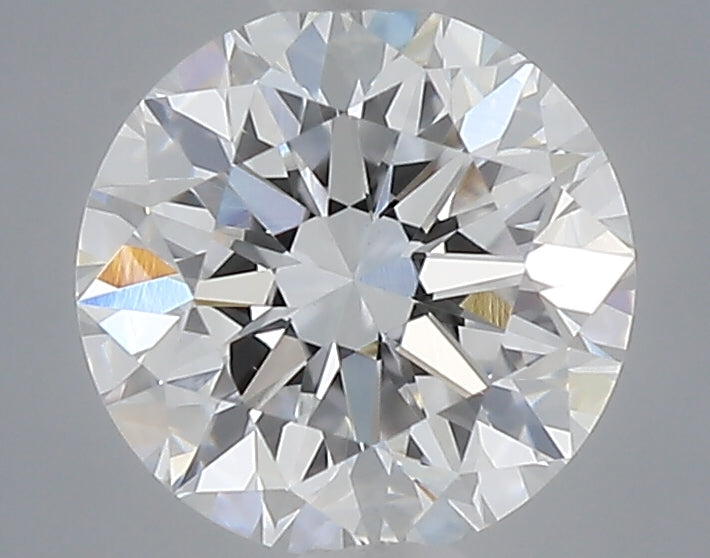 0.48 carat round lab grown diamond D color VVS2 clarity