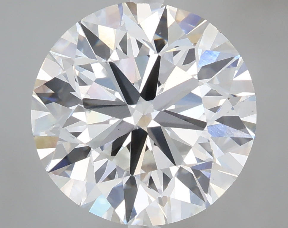 5.01 carat round lab grown diamond F color VS1 clarity