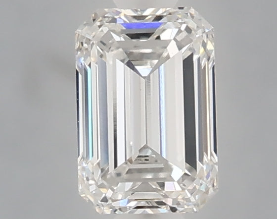 0.80 carat emerald lab grown diamond E color VVS2 clarity