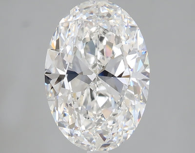 2.04 carat oval lab grown diamond F color VS1 clarity