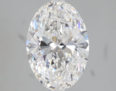 2.04 carat oval lab grown diamond E color VS1 clarity