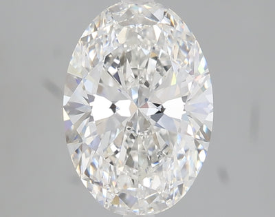 2.04 carat oval lab grown diamond E color VS1 clarity