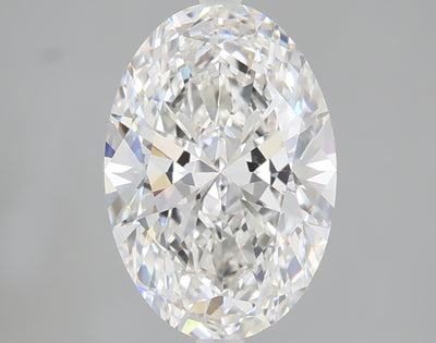 2.01 carat oval lab grown diamond F color VS1 clarity
