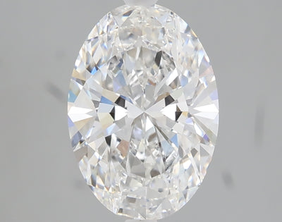 2.03 carat oval lab grown diamond E color VS1 clarity