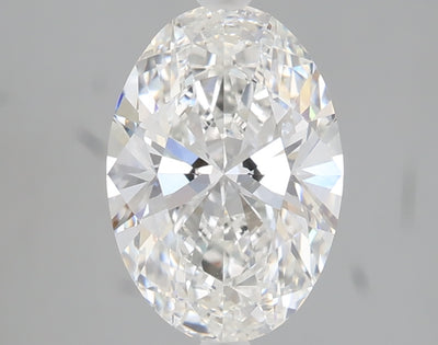 2.05 carat oval lab grown diamond F color VS1 clarity