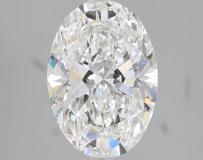 2.05 carat oval lab grown diamond E color VVS2 clarity