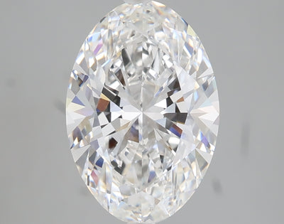 3.04 carat oval lab grown diamond E color VS1 clarity