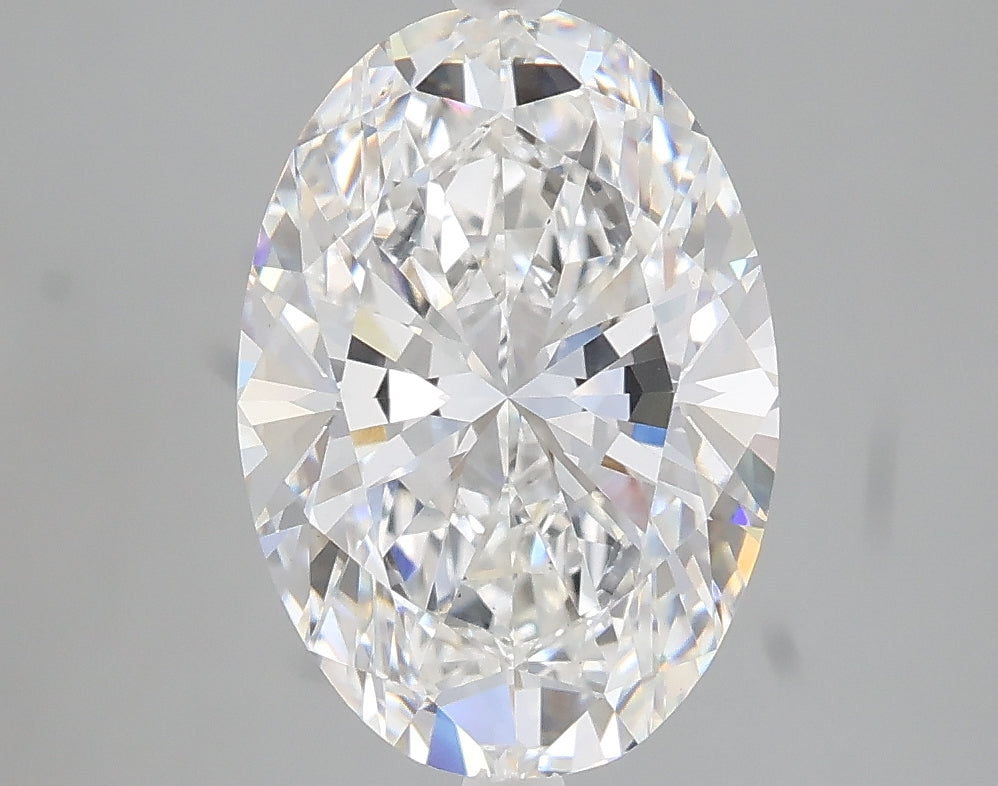 3.04 carat oval lab grown diamond E color VS1 clarity