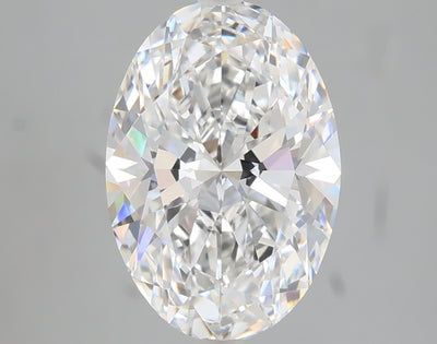 3.02 carat oval lab grown diamond E color VVS2 clarity