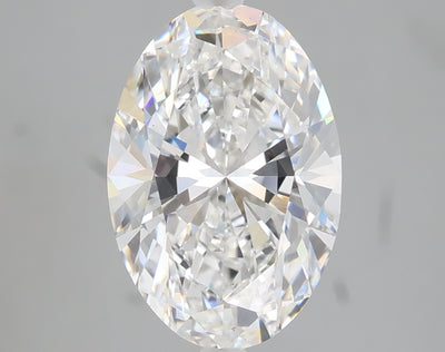 3.01 carat oval lab grown diamond E color VS1 clarity