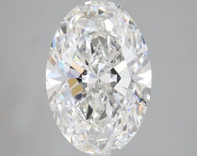 3.05 carat oval lab grown diamond F color VVS2 clarity